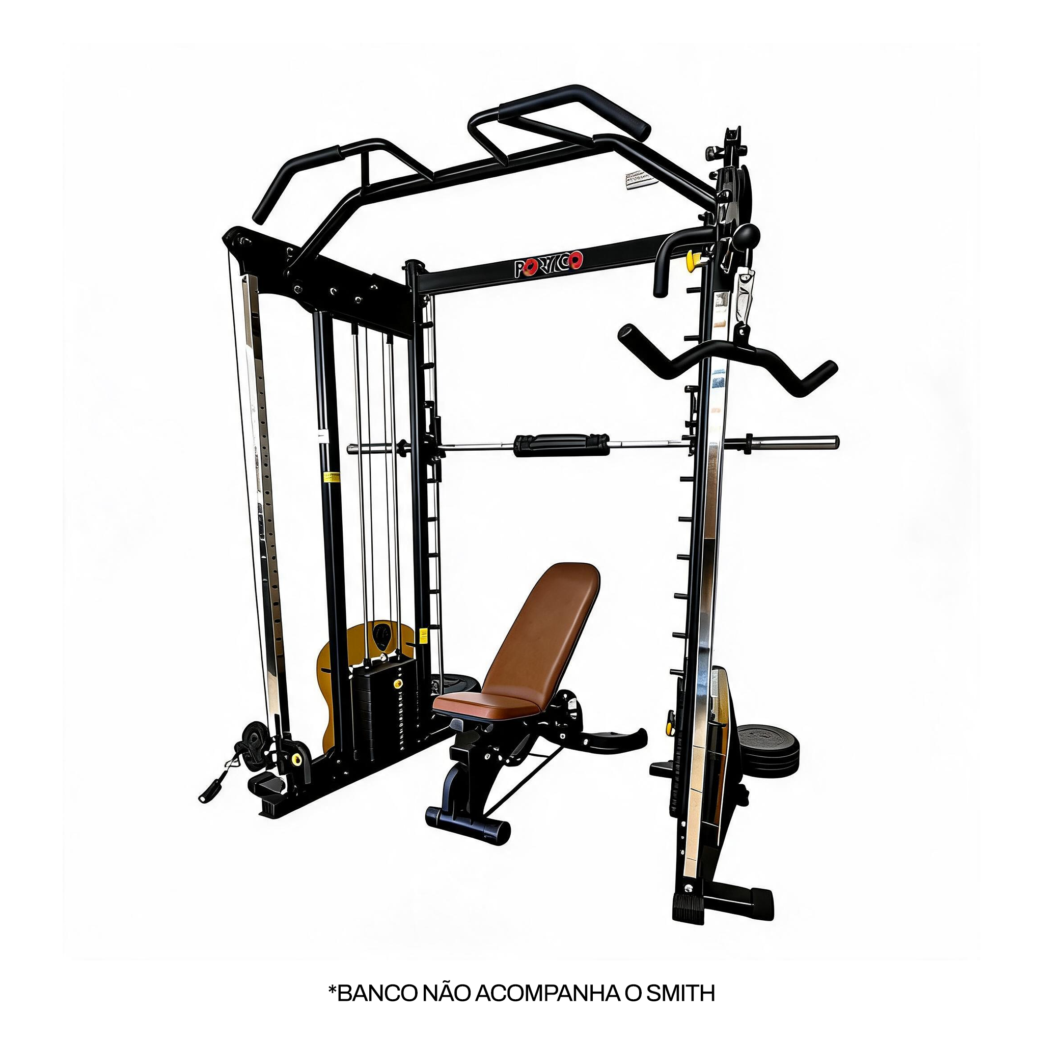 CROSS OVER ANGULADO COM SMITH MACHINE - RC078